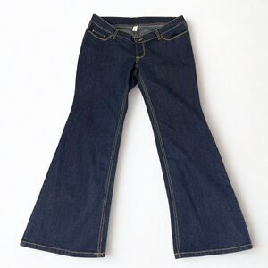 Old Navy Jeans Womens Size 16 Bootcut Dark Wash Stretch Denim Plus Western Boho